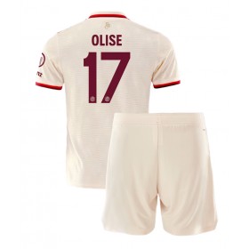 Bayern Munich Michael Olise #17 Tredje skjorte til barn 2024-25 Kortermet (+ korte bukser)